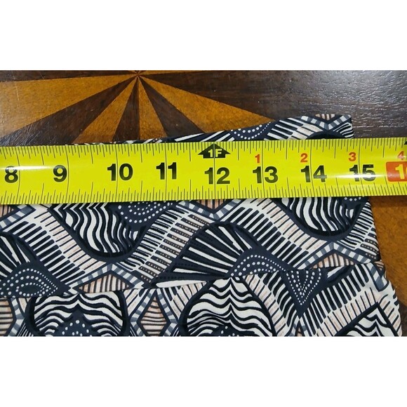 Versona Size Large Stretch Geometric Boho Maxi Skirt Elastic Waist Slinky Hippie - Picture 9 of 12